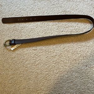 Brown “leather” belt